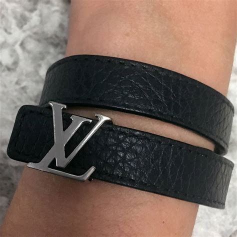 lv leather braclet|louis vuitton leather bracelet women's.